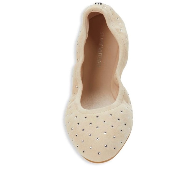 NWT Stuart Weitzman Cream Ballet Flats size 7.5 - Picture 5 of 9
